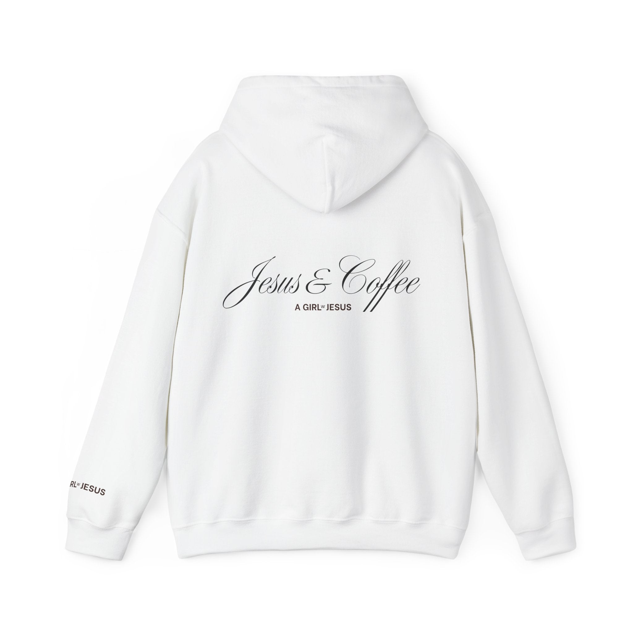 JESUS AND COFFEE GWJ HOODIE – A Girl with Jesus