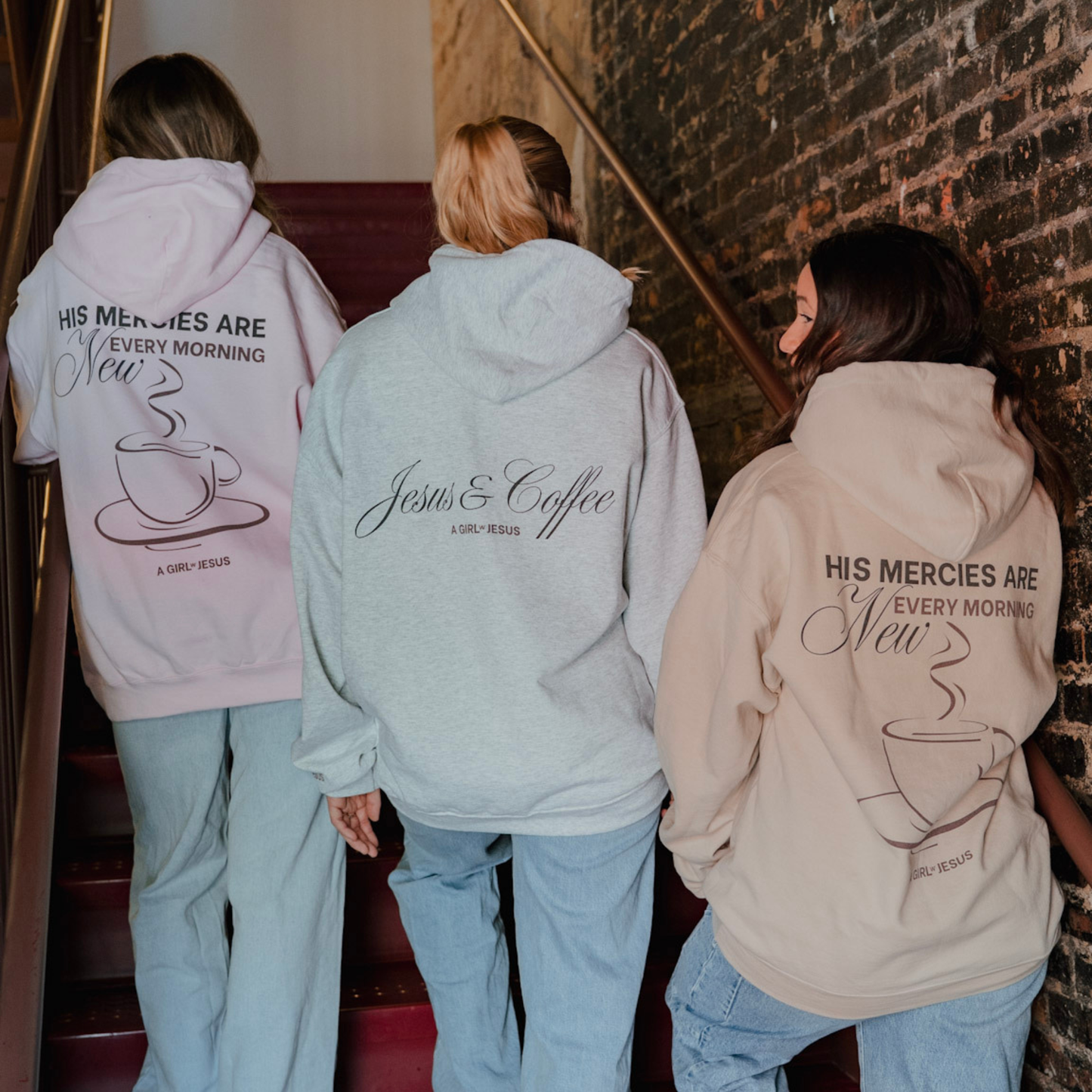 MERCIES ARE NEW GWJ HOODIE