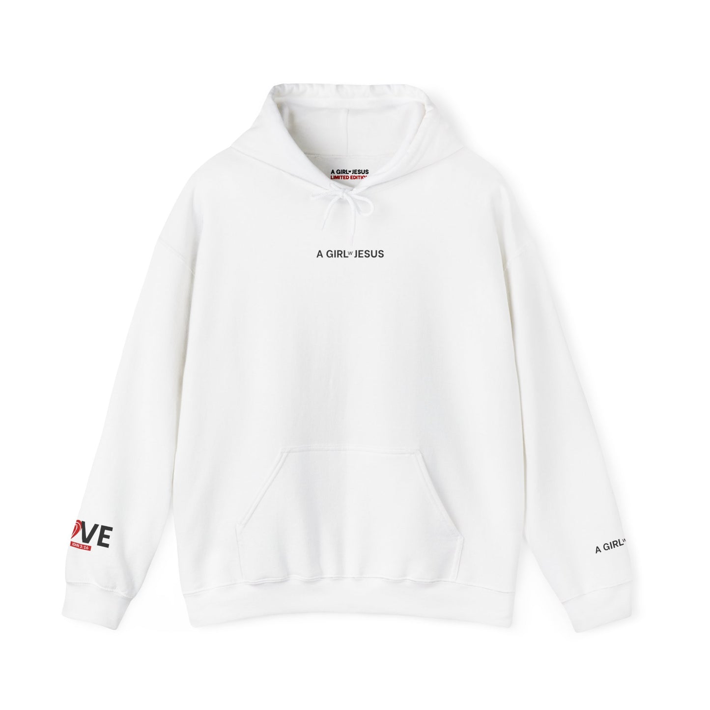 GWJ GREATEST LOVE STORY EVER TOLD WHITE HOODIE