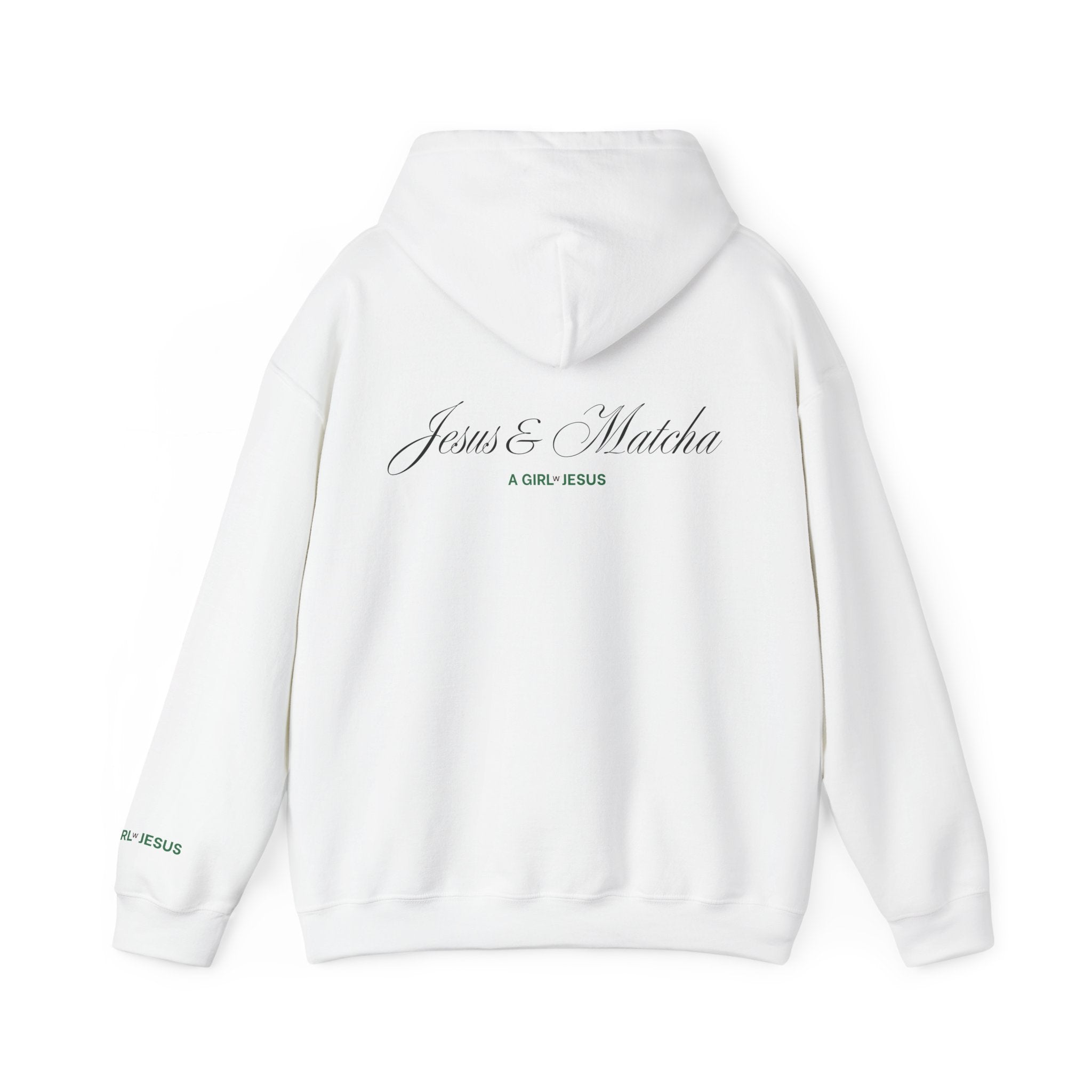 JESUS AND MATCHA GWJ HOODIE – A Girl with Jesus