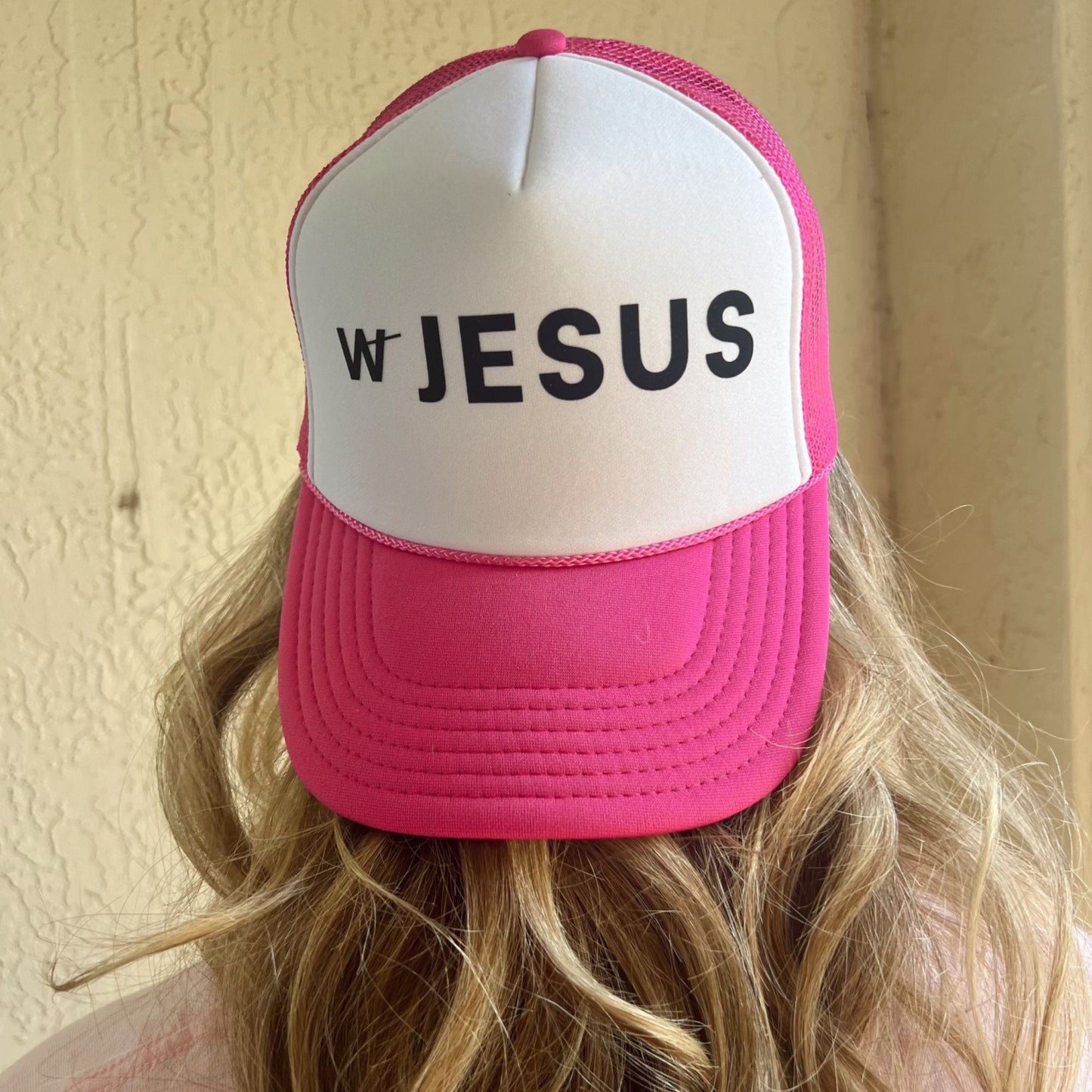 w/ Jesus Trucker Cap