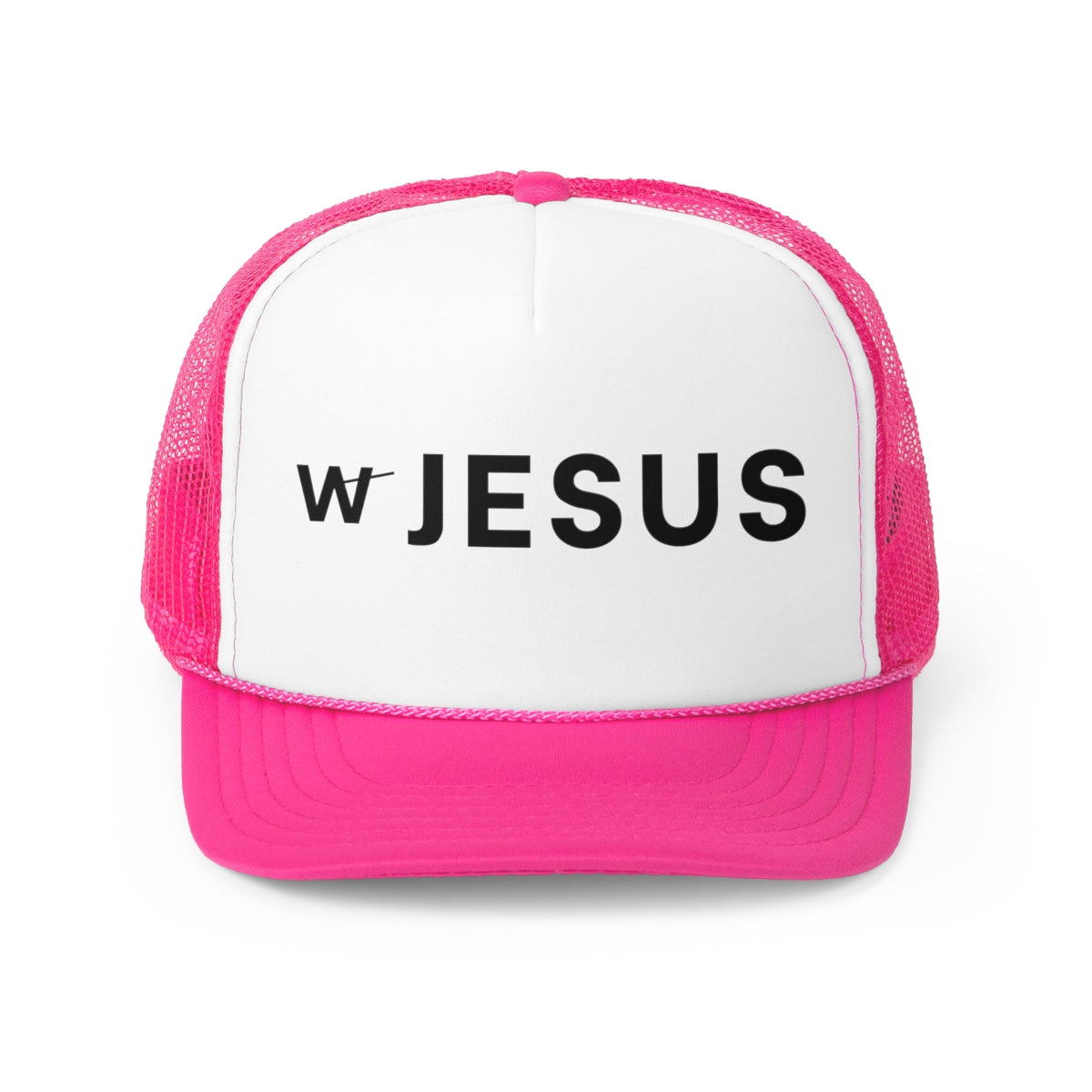 w/ Jesus Trucker Cap